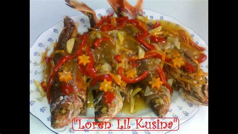 Sweet and Sour Dalagang Bukid ( Fish Recipe Filipino Style ).